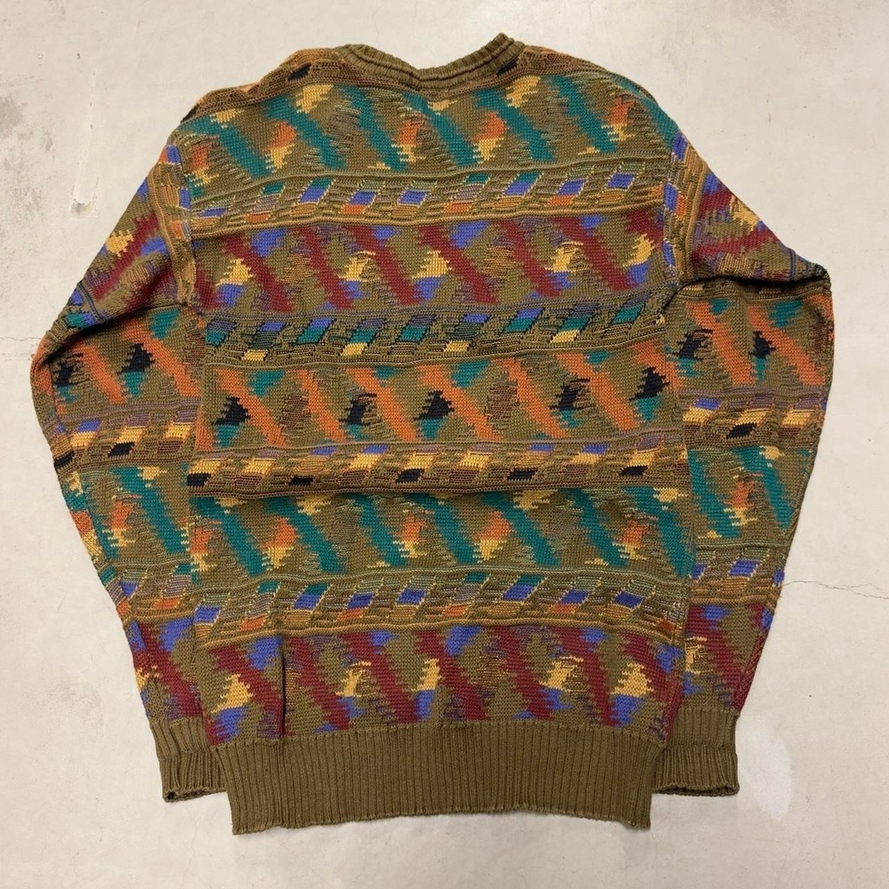 Vintage 90s multicolored pattern sweater - Picture 3 of 6